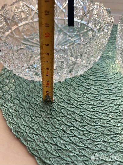 Хрустальная салатница времен СССР