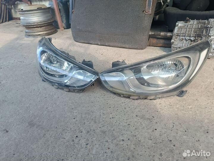 Фары на hyundai solaris
