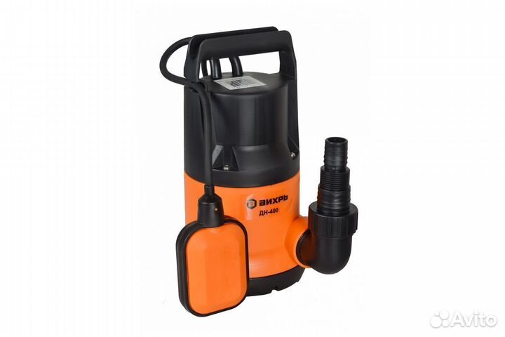 Дренажный насос для чистой воды Вихрь дн-400