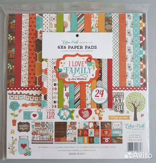 Набор бумаги для скрапбукинга