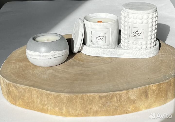 Свечи из натурального кокосового воска