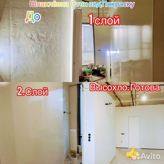 Шпаклёвка стен