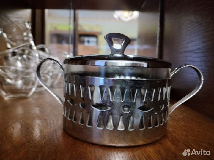 Сахарница стекло СССР