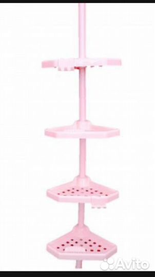 Угловая полка для ванной