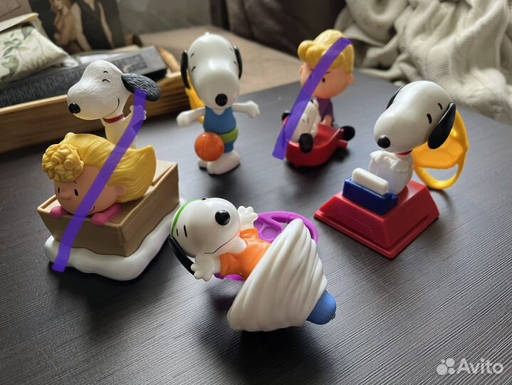 Игрушки макдональдс Снуппи