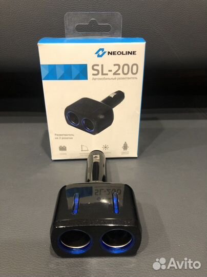 Разветвитель на 2 розетки автомобильный