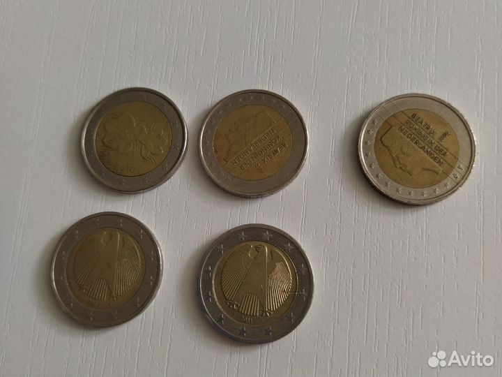 10 евро монетами