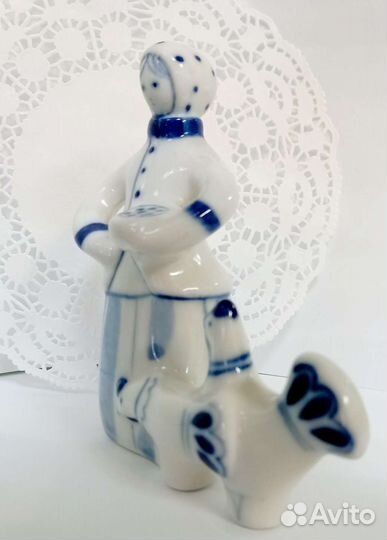 Статуэтка винтаж Гжель