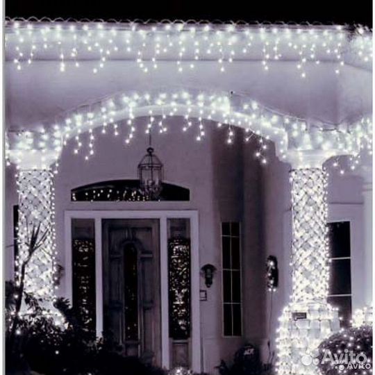 Гирлянда уличная бахрома