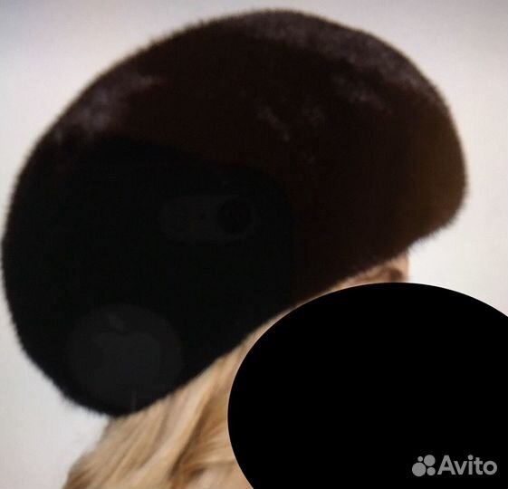 Берет норковый женский