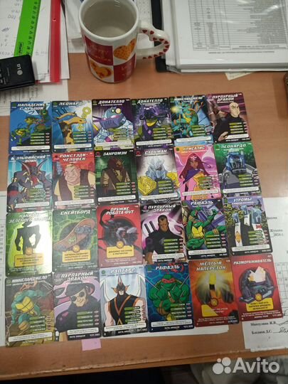 Альбом с карточками черепашки ниндзя