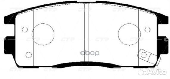 Колодки зад.chevrolet captiva (C100, C140) /opel