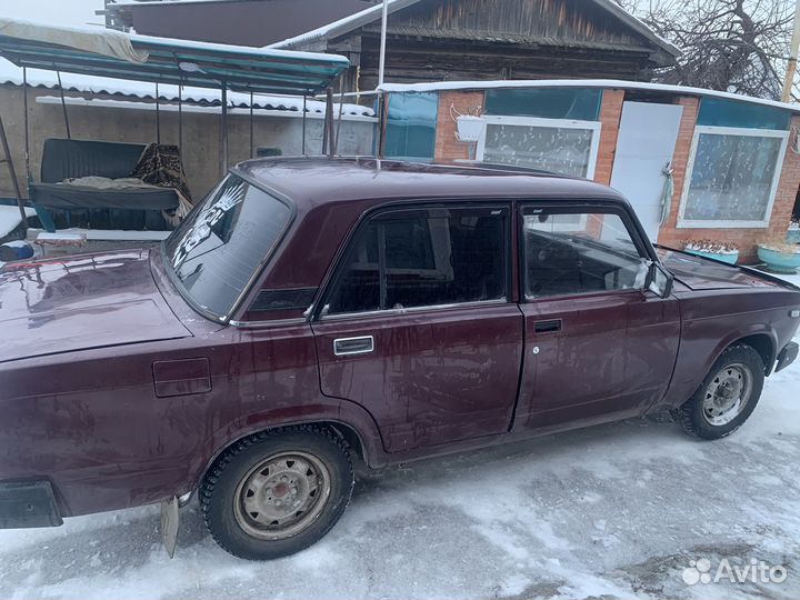 ВАЗ 2107 1.6 МТ, 2008, 9 500 км