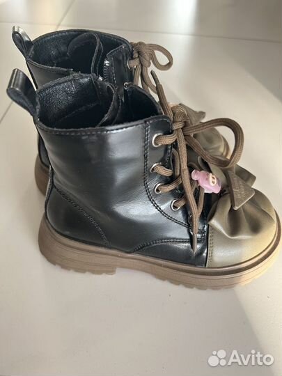 Детские ботинки для девочек 28 размер весна/осень