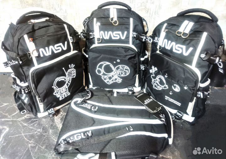 Школьный рюкзак светящийся портфель ранец в школу