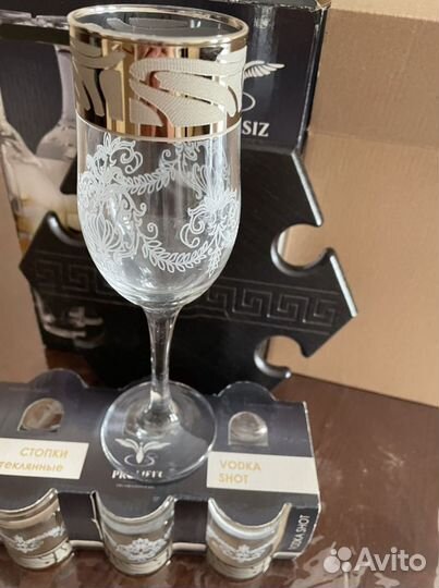 Набор бокалов новый