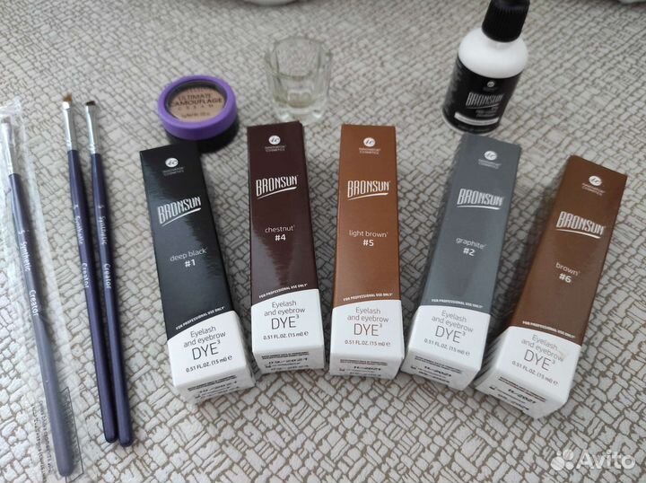 Краска для бровей bronsun