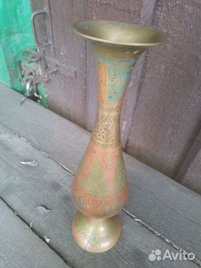 Ваза индия латунь