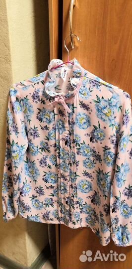 Блузки для девочки школьные