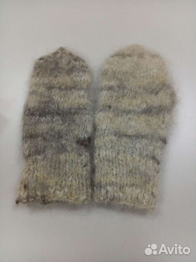 Варежки из собачьей шерсти