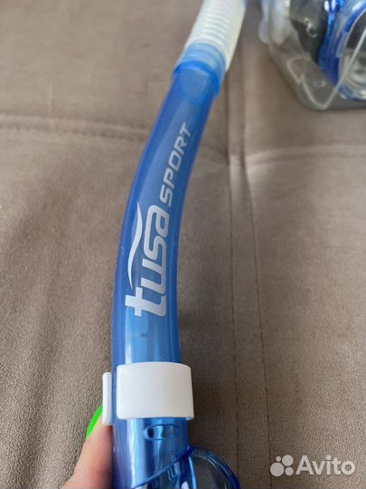 Маска для под плавания с трубкой Tusa sport serene