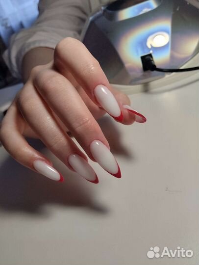 Маникюр наращивание