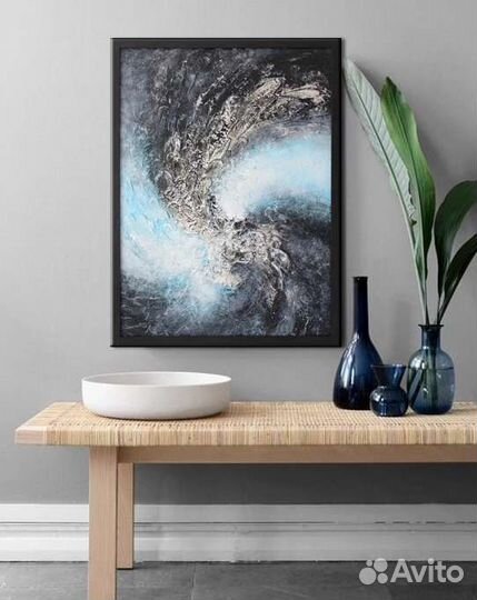 Картина современная интерьерная абстракция