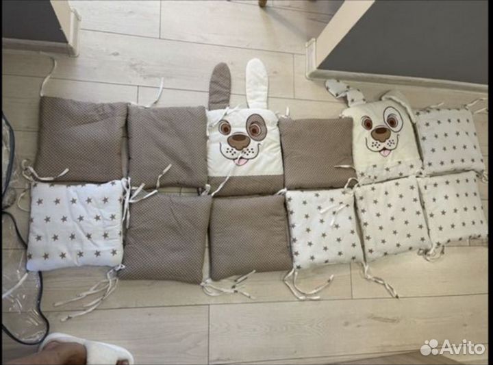 Бортики для детской кроватки