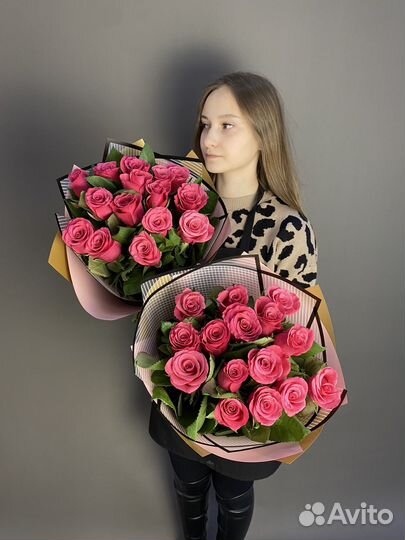 Шикаоная роза кенния 40см