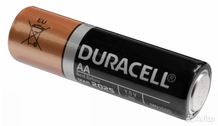 Элемент питания duracell LR6 BL2 /120/S Блистер 2ш