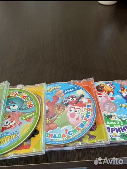 Компьютерные игры на дисках смешарики антошка