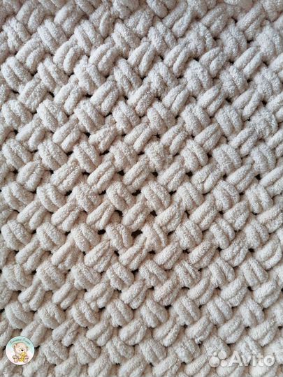 Детские пледы, вязаный плед плюшевый