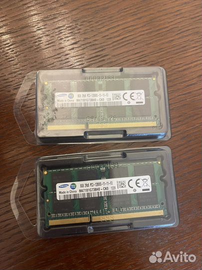 Память (2 шт.) Samsung SO-dimm DDR3/L 8Gb 1600