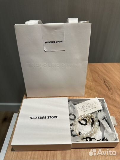 Новый браслет Treasure store (натуральный жемчуг)