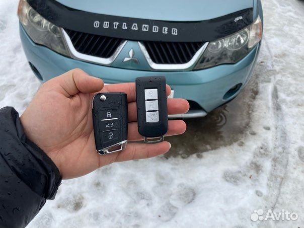 Центральные замки с выкидным ключом