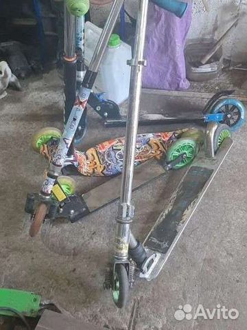 Самокат детский двухколесный бу