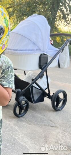 Коляска 2 в 1 эко кожа