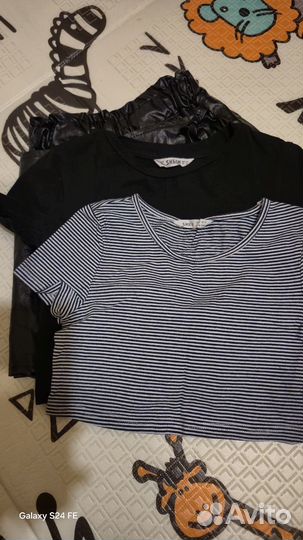 Вещи пакетом на девочку 122 128