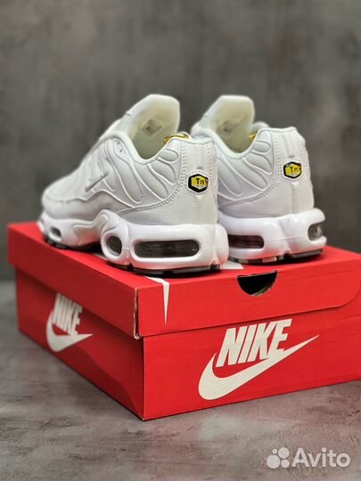 Кроссовки белые Nike Air Max Plus TN White 41-45р