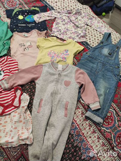 Вещи на девочку пакетом 74-80