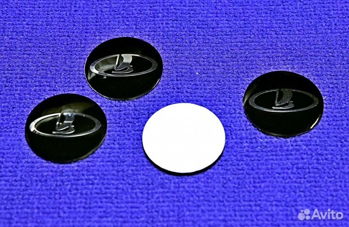 Комплект 3D наклеек колпачка диска LADA 56 мм