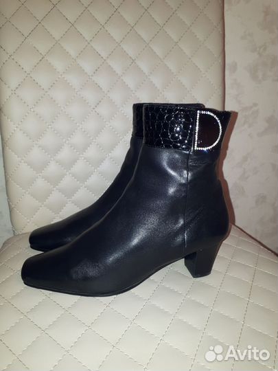 Ботильоны сапоги натуральная кожа destra