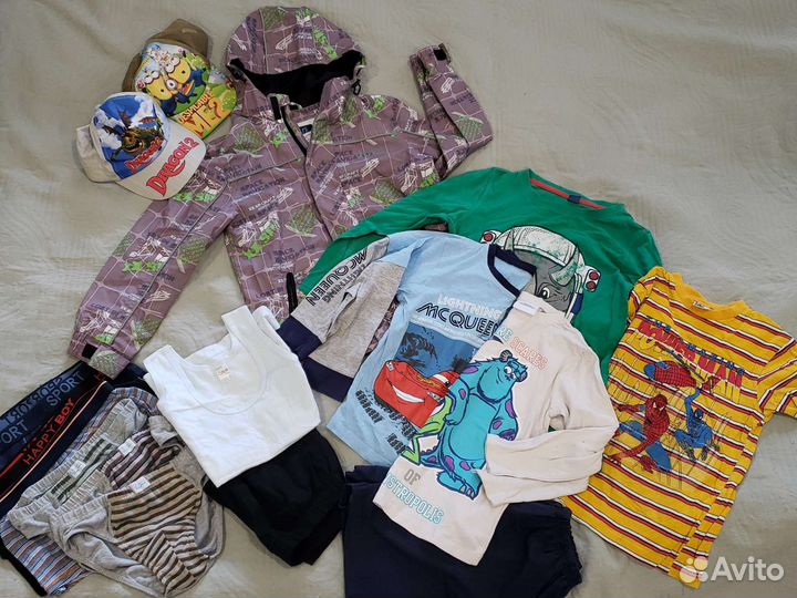 Одежда пакетом для мальчика р. 116 122
