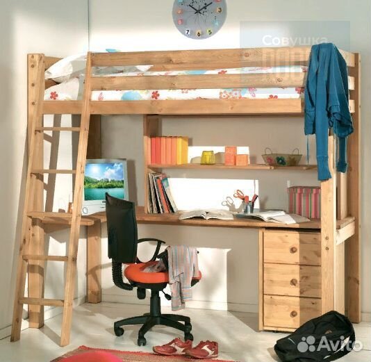 Двухъярусная кровать выдвижная