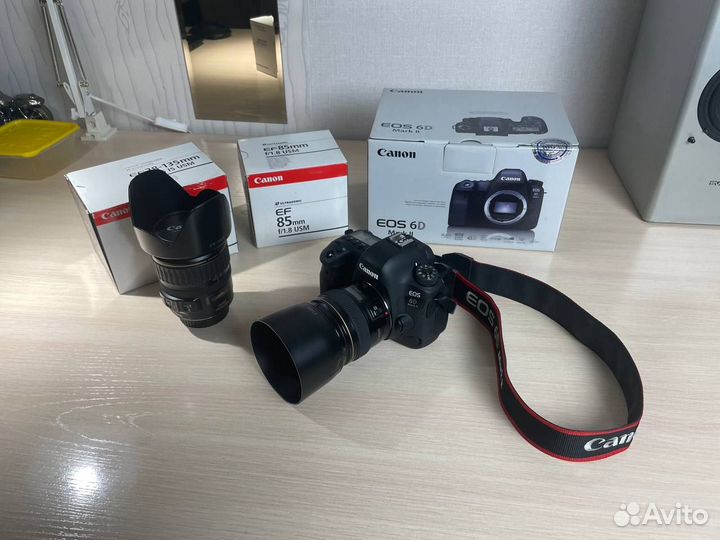 Canon 6D Mark II + EF 85mm f/1.8 USM + EF 28-135mm