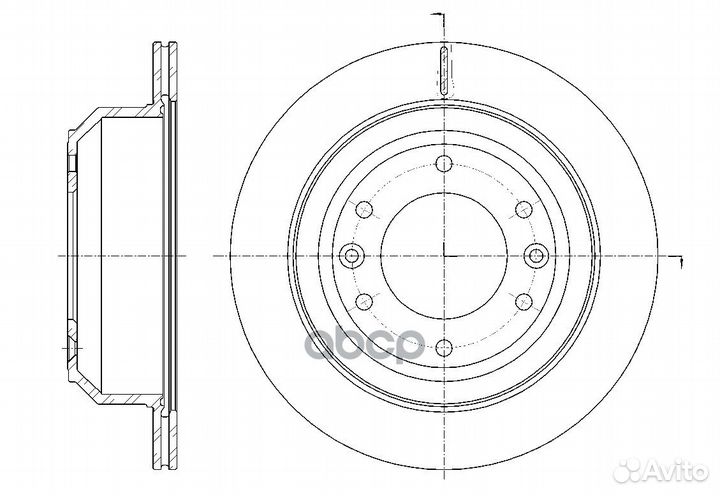 Диск тормозной вентилируемый G-brake GR-21101
