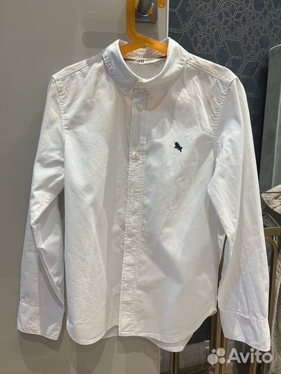 Рубашка белая HM 140 см