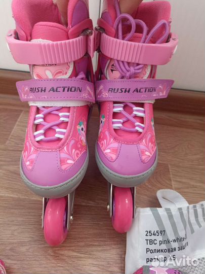 Роликовые коньки, раздвижные 26-29