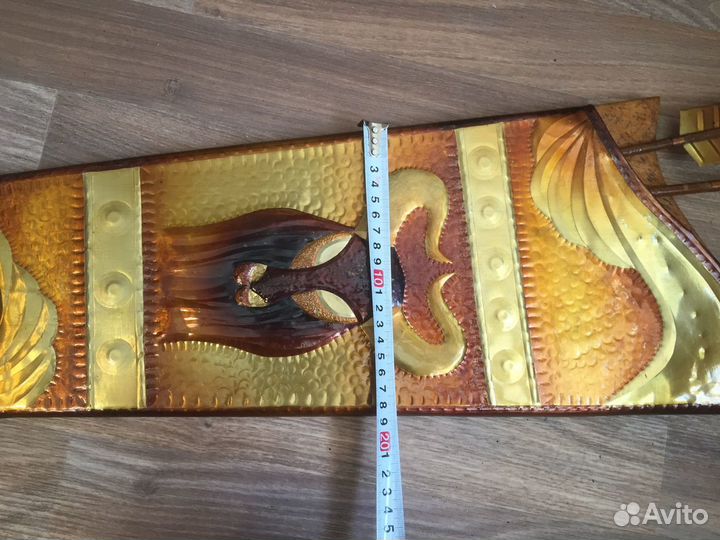 Настенное панно чеканка картина