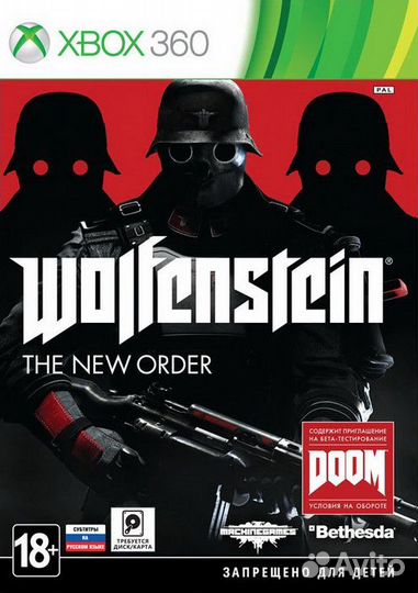 Wolfenstein The New Order (Xbox360) Продажа, Обмен